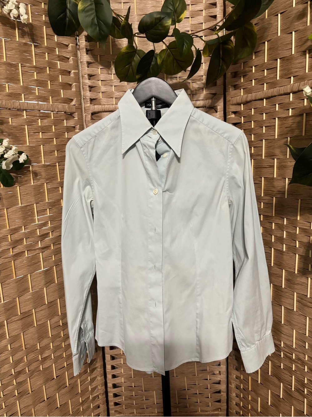 Dolce & Gabbana Light Blue Dress Shirt - Point Collar